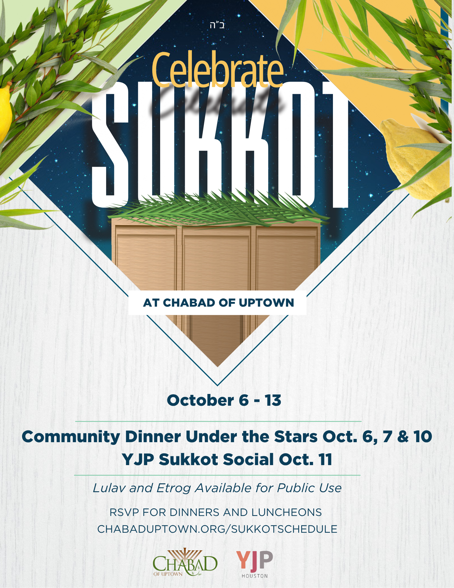 Sukkot Dinner under the Stars